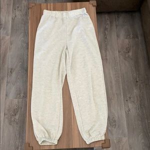oatmeal jogger sweatpants